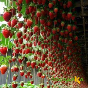 Клубника ампельная Анастасия купить по цене от 370р. в интернет-магазине «Посадика» с доставкой почтой в в Полевскойе и по всей России – [изображение №1].